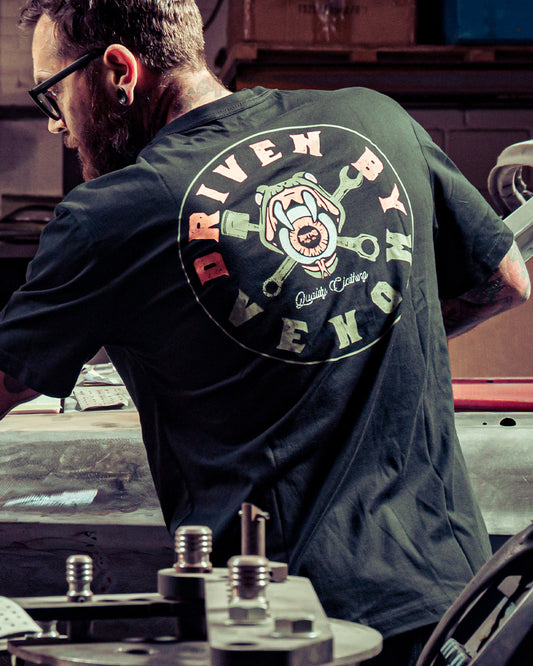 driven by venom app image for graphic tee