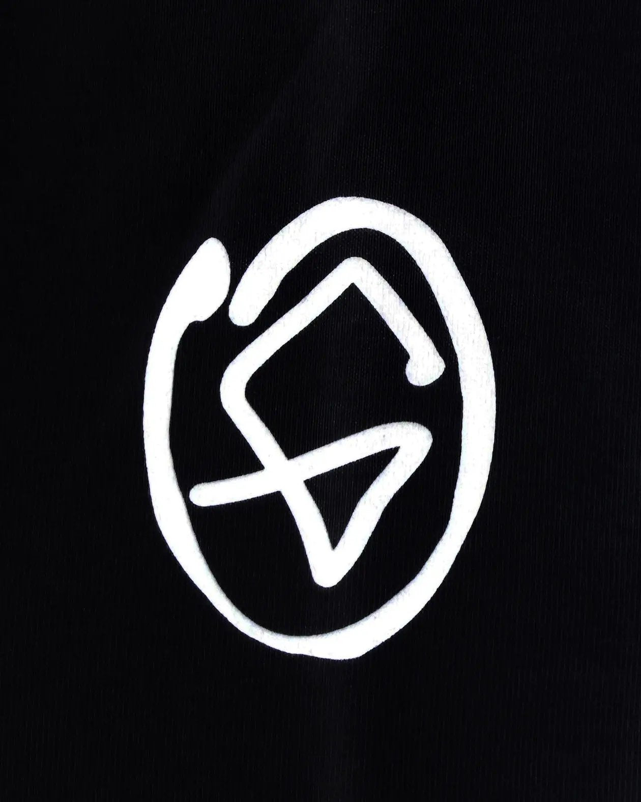 White G logo on a black t-shirt left chest - The Tailgate Black automotive graphic tee by Greasy Hands Society