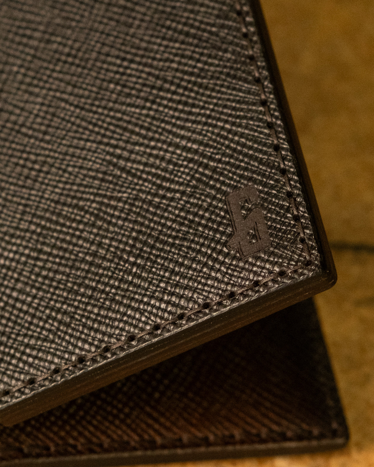 Vertical Leather Wallet