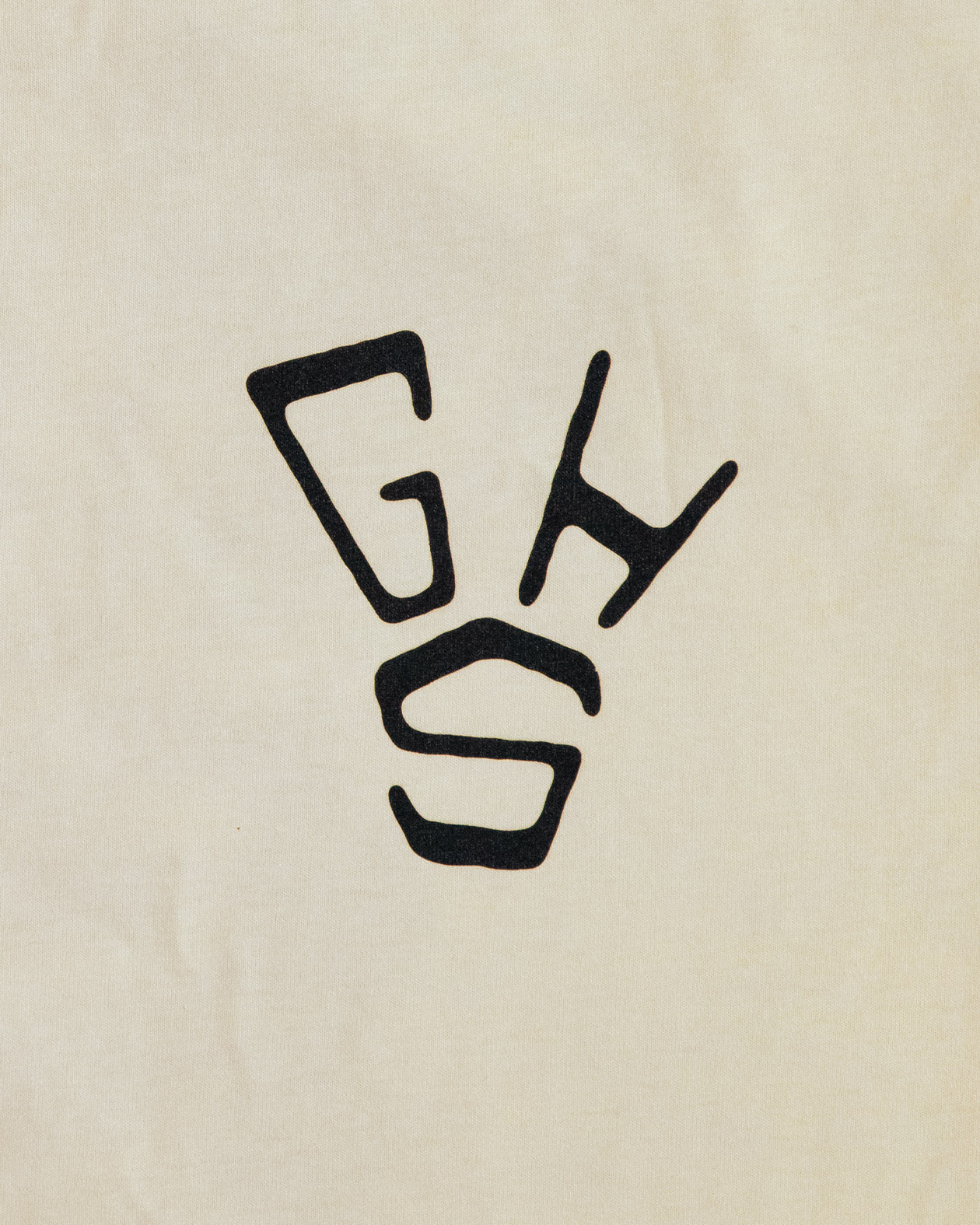 black GHS design for the destination crop top cream tee for women