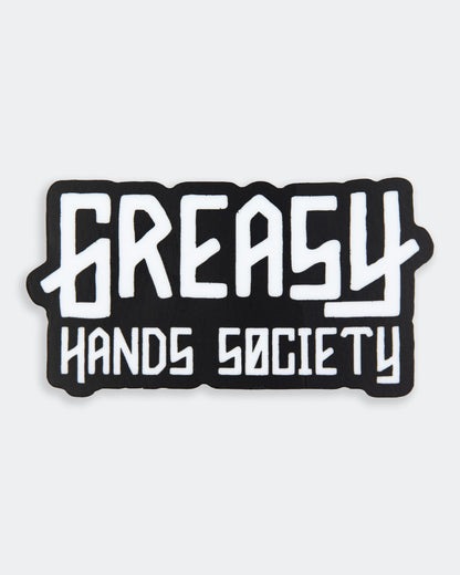 GHS Logo Sticker - Greasy Hands Society 