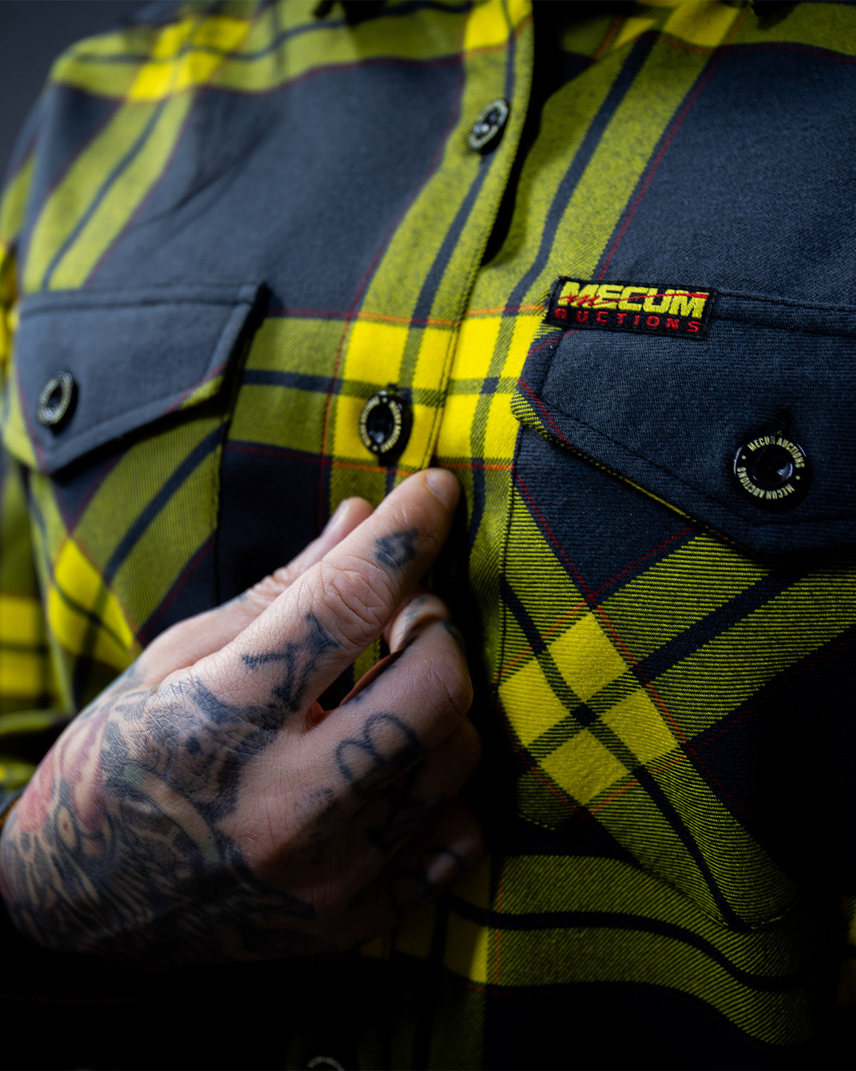 Mecum Auctions The Main Attraction - X - Greasy Hands Society Flannel