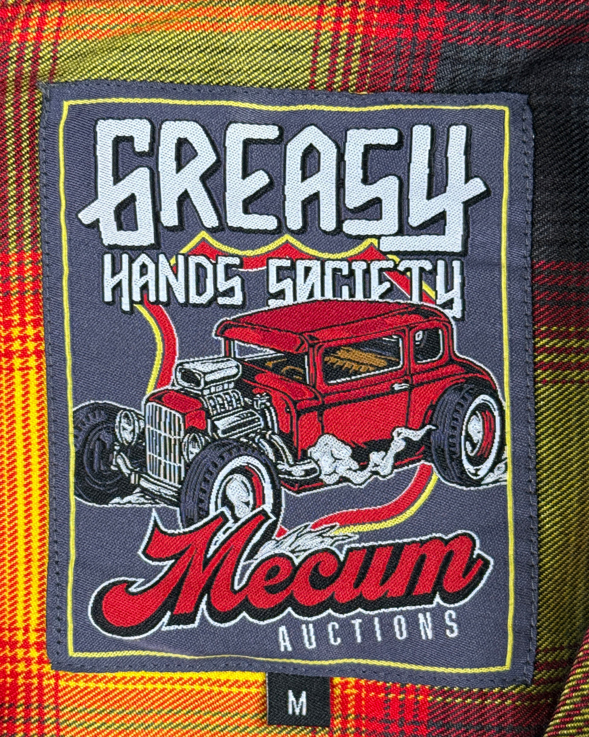 Mecum Auctions The Block - X - Greasy Hands Society Flannel
